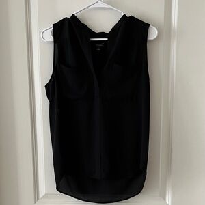 Ann Taylor Sleeveless Camp Shirt Blouse